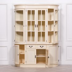 Large Cream Dresser Display Cabinet Image