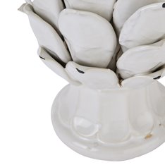 Large Decorative Ceramic Ivory Artichoke Image