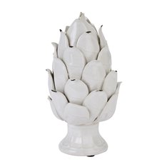 Large Decorative Ceramic Ivory Artichoke Image