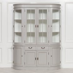 Large Grey Dresser Display Cabinet Image