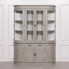 Large Grey Dresser Display Cabinet Image