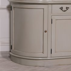 Large Grey Dresser Display Cabinet Image