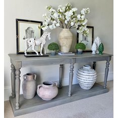 Large Rustic Classic Console Table Image