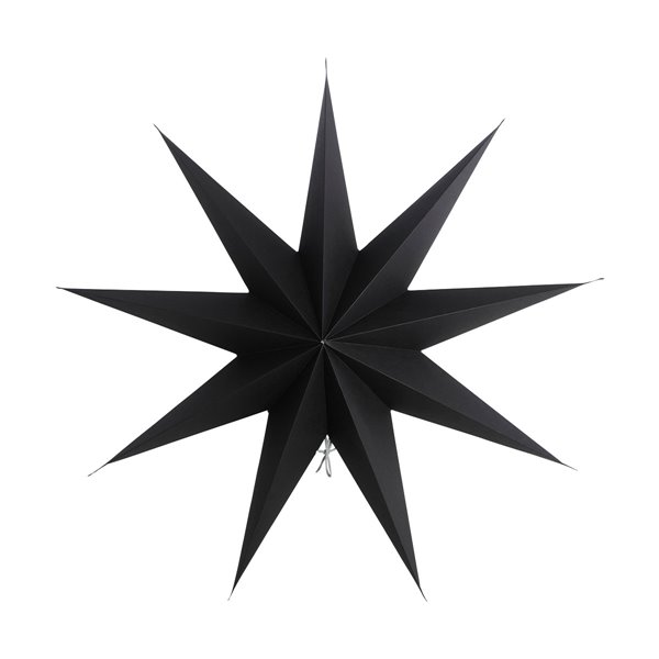 Large Star Decoration in Black