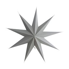 Large Star Decoration in Grey Image