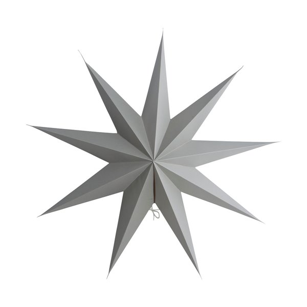 Large Star Decoration in Grey