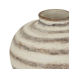 Large Striped Amfora Vase Image