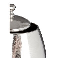 Large Textured Silver Nickel Jar  Image