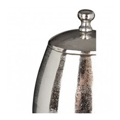 Large Textured Silver Nickel Jar  Image