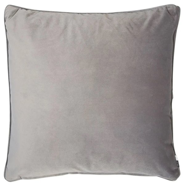 Large Velvet Silver Grey Cushion