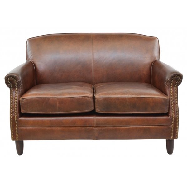 Leather 2 Seater Sofa