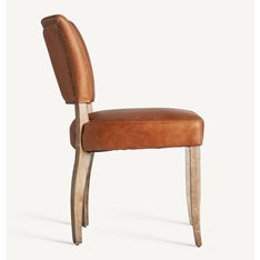 Leather Club Dining Chair Image