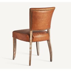 Leather Club Dining Chair Image