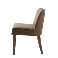 Leather Club Dining Chair Image