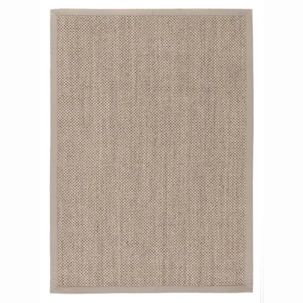Light Beige Sisal Rug - Sand Border 