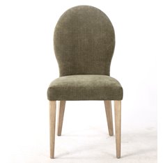 Light Moss Round Back Dining Chair Image