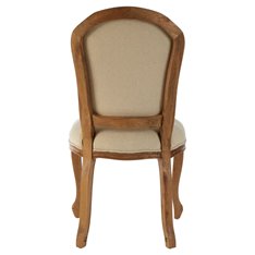Lille Weathered Oak Linen Dining Chair Image