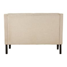 Linen High Back Sofa Bench Image