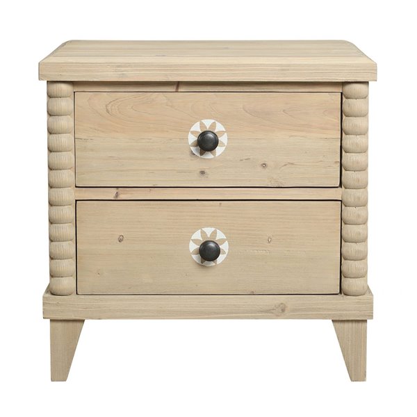 Louis Bedside with 2 Drawers