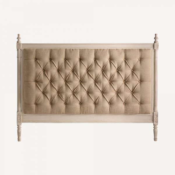 Louis Button Back Double Headboard 