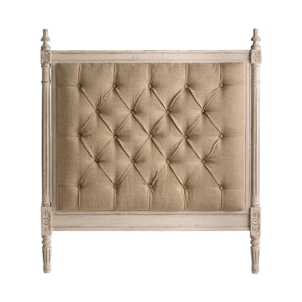 Louis Button Back Single Headboard