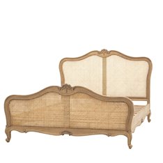 Louis King Cane and Wood Bed Image