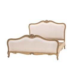 Louis Linen Upholstered Kingsize Bed Image