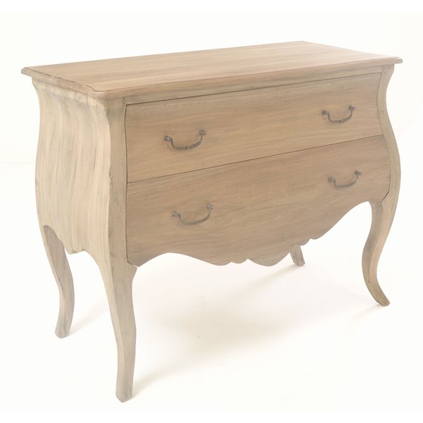 Louis Natural Commode Chest of Drawers 