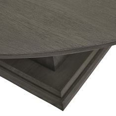 Lyon Round Grey Pedestal Dining Table Image