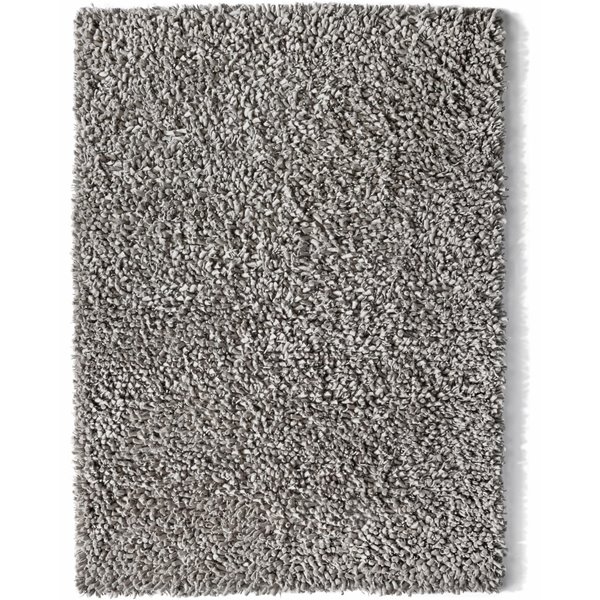 Maine Grey Textured Wool Rug