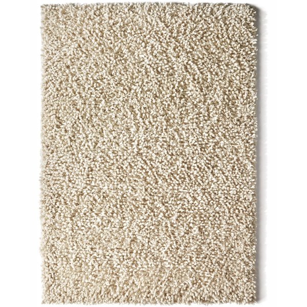 Maine Ivory Textured Wool Rug 