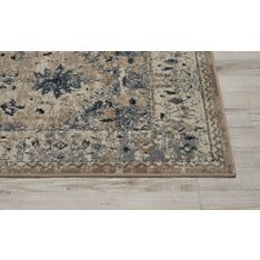 Malta Beige and Blue Rug Image