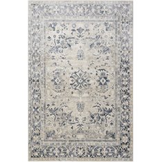 Malta Ivory and Blue Rug  Image