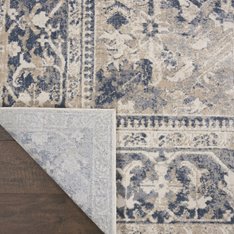 Malta Ivory and Blue Rug  Image