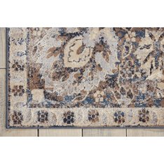 Malta Ivory, Grey and Blue Rug  Image