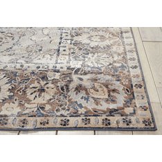 Malta Ivory, Grey and Blue Rug  Image