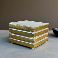 Marble and Gold Coasters (Set of 4)  Image