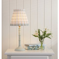 Matt Green Table lamp with Pleated shade Image