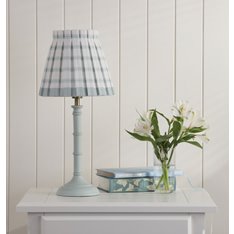Matt Green Table lamp with Pleated shade Image