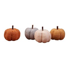 Mini Felt Pumpkins (Set of 4) Image