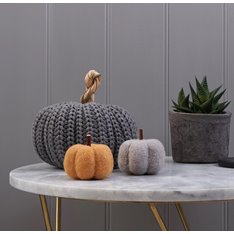 Mini Felt Pumpkins (Set of 4) Image