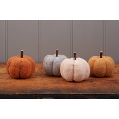 Mini Felt Pumpkins (Set of 4) Image