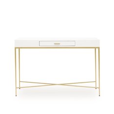 Monaco White Console Table Image