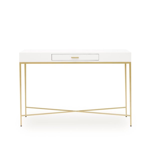 Monaco White Console Table