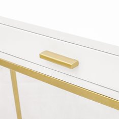 Monaco White Console Table Image