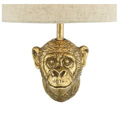 Monkey Single Gold Wall Light Image