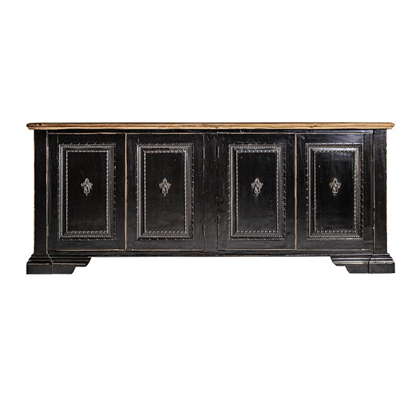 Montgomery Black Distressed Sideboard