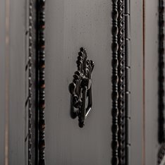 Montgomery Black Distressed Sideboard Image