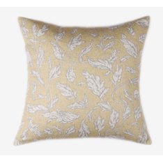 Mustard Leaf Cushion Image