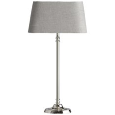 Myra Nickel Table Lamp Image